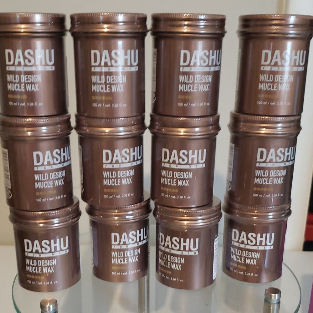 12/Dashu Wild Design Hair Wax Brown Wax Strong Hold Styling 100ml 3.38 fl oz